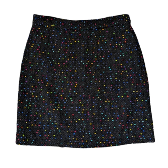 kate spade Dresses & Skirts - Kate Spade | Skirt The Rules | Rainbow Speckled | Tweed | Lined | Gold Zipper